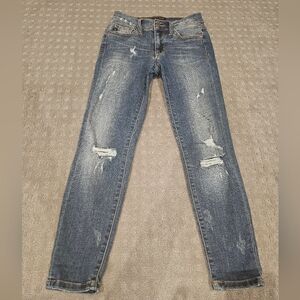 Judy Blue Relaxed Fit Jeans Distressed, Size 1/25